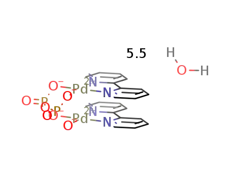 [(Pd(2,2'-bipyridine))2(μ-P2O7)]*5.5H2O