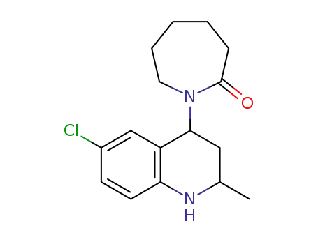 1-(6-chloro-2-methyl-1,2,3,4-tetrahydroquinolin-4-yl)azepan-2-one
