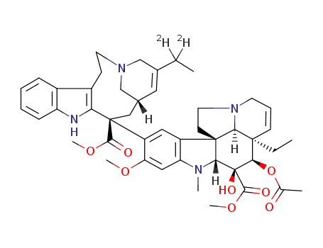 3',4'-anhydrovinblastine-20,20-d2