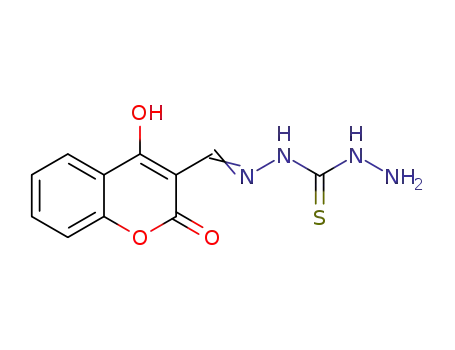4-hydroxycoumarin-3-thiocarbohydrazone