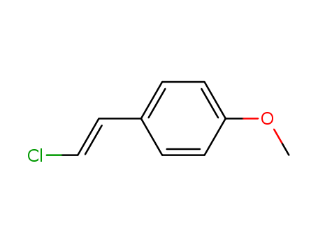 18684-94-1,4-Methoxy-trans-beta-chlorostyrene,(E)-1-(2-chlorovinyl)-4-methoxybenzene;1-((E)-2-chlorovinyl)-4-methoxybenzene;1-[(E)-2-chloroethenyl]-4-methoxybenzene;(E)-β-chloro-p-methoxystyrene;1-(-2-CHLORO-VINYL)-4-METHOXY-BENZENE;(E)-(2-chlorovinyl)-4-methoxybenzene;2-chloro-1-(4-methoxyphenyl)ethylene;1-((E)-2-Chloro-vinyl)-4-methoxy-benzene;