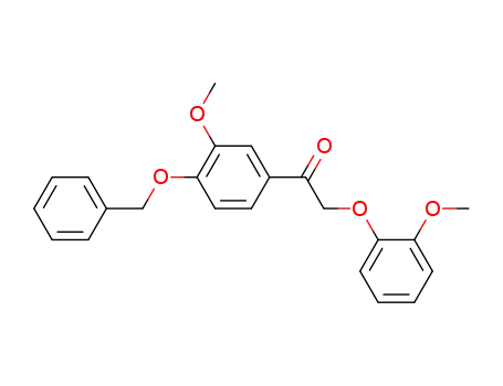 1-(4-(benzyloxy)-3-methoxyphenyl)-2-(2-methoxyphenoxy)ethan-1-one