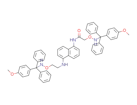N1,N5-bis[3-(N-monomethoxytrityl)aminopropionyl]-1,5-diaminonaphthalene