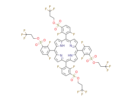 5,10,15,20-tetrakis[2,6-difluoro-3(3,3,3-trifluoropropyloxy)sulfonylphenyl]porphyrin
