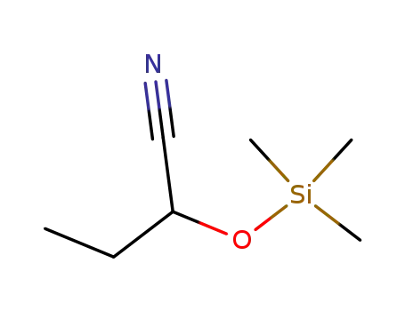 Molecular Structure of 24731-32-6 (Butanenitrile, 2-[(trimethylsilyl)oxy]-)