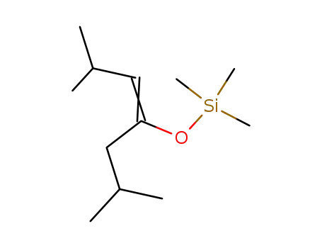 Molecular Structure of 2346-34-1 (Silane, trimethyl[[3-methyl-1-(2-methylpropyl)-1-butenyl]oxy]-)