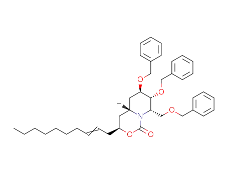 (3S,4aR,6R,7R,8S)-6,7-bis(benzyloxy)-8-(benzyloxymethyl)-3-(dec-2-en-1-yl)hexahydropyrido[1,2-c][1,3]oxazin-1(3H)-one