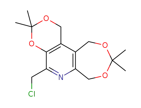 5-(chloromethyl)-3,3,9,9-tetramethyl-7,11-dihydro-1H-[1,3]dioxepino[5,6-b][1,3]dioxino[5,4-d]pyridine
