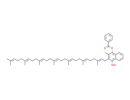 3-((2E,6E,10E,14E,18E,22E)-3,7,11,15,19,23,27-heptamethyloctacosa-2,6,10,14,18,22,26-heptaen-1-yl)-4-hydroxy-2-methylnaphthalen-1-yl benzoate