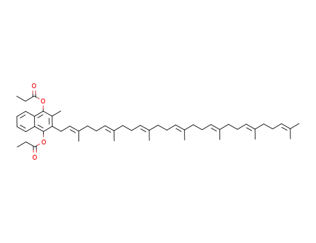 2-((2E,6E,10E,14E,18E,22E)-3,7,11,15,19,23,27-heptamethyloctacosa-2,6,10,14,18,22,26-heptaen-1-yl)-3-methylnaphthalene-1,4-diyl dipropionate