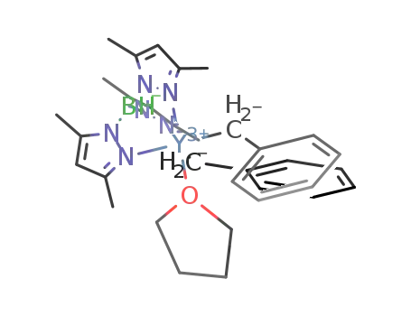 (tri(3,5-dimethylpyrazolyl)borate)Y(benzyl)2(tetrahydrofuran)