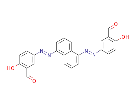 3,3'-[naphthalene-1,5-diylidi(E)diazene-2,1-diyl]bis(6-hydroxybenzaldehyde)