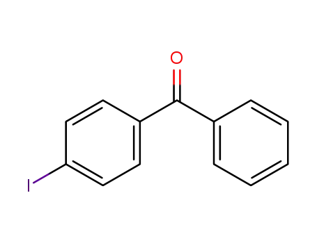 Molecular Structure of 6136-66-9 (4-IODOBENZOPHENONE)