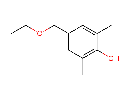 Molecular Structure of 58661-27-1 (4-(ethoxymethyl)-2,6-dimethylphenol)