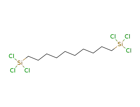 Molecular Structure of 52217-62-6 (1,10-BIS(TRICHLOROSILYL)DECANE, tech-95)