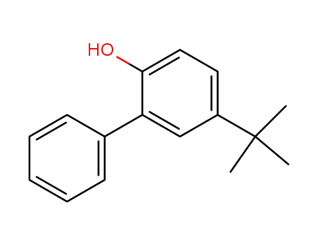 Molecular Structure of 577-92-4 (4-TERT-BUTYL-2-PHENYLPHENOL)