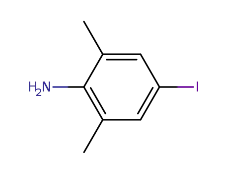 Molecular Structure of 4102-53-8 (4-Iodo-2,6-dimethylaniline)
