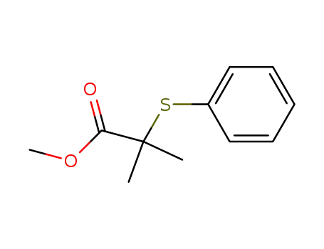Propanoic acid, 2-methyl-2-(phenylthio)-, methyl ester