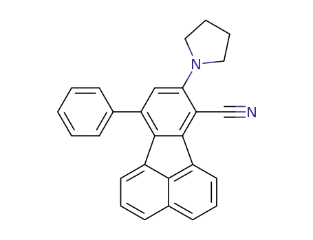 10-phenyl-8-(pyrrolidin-1-yl)fluoranthene-7-carbonitrile