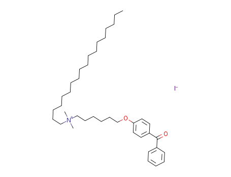 6-(4-benzoylphenoxy)-N-octadecyl-N,N-dimethylhexane-1-ammonium iodide