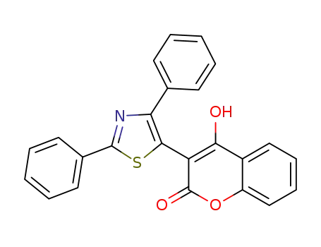 3‐(2,4‐diphenylthiazol‐5‐yl)‐4‐hydroxy‐2H‐chromen‐2‐one