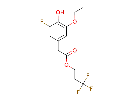 1,1,1-trifluoropropan-2-yl 2-(3-ethoxy-5-fluoro-4-hydroxyphenyl)acetate