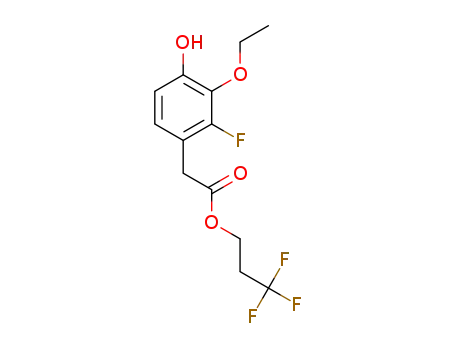 1,1,1-trifluoropropan-2-yl 2-(3-ethoxy-2-fluoro-4-hydroxyphenyl)acetate