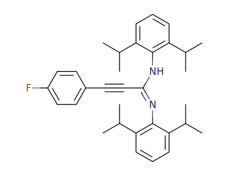 (E)-N,N'-bis(2,6-diisopropylphenyl)-3-(4-fluorophenyl)propiolamidine