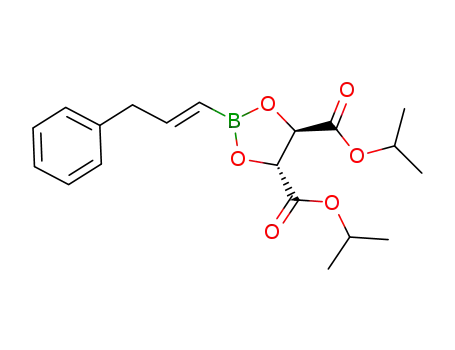 (4R,5R)-diisopropyl 2-((E)-3-phenylprop-1-enyl)-1,3,2-dioxaborolane-4,5-dicarboxylate