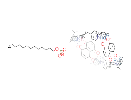 [Ru4(p-cymene)4(1,2-bis(4-pyridyl)ethylene)2(5,8-dioxydo-1,4-naphtoquinonato)2][dodecyl sulfate]4