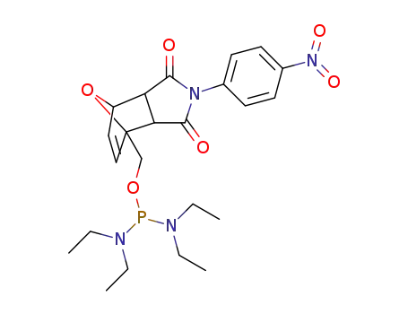 bis(N,N-diethylamido){4-aza-10-oxa-3,5-dioxo-4-N-(p-nitrophenyl)tricyclo[5.2.11.7.02.6]dec-8-en-1-yl}methylphosphite