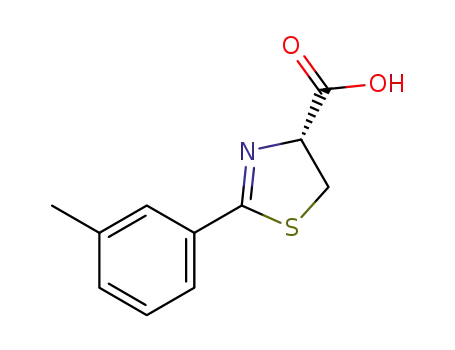 (R)-2-(3'-methylphenyl)-4-carboxy-4,5-dihydrothiazole