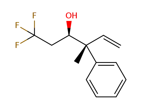 1,1,1-trifluoro-4-methyl-4-phenylhex-5-en-3-ol