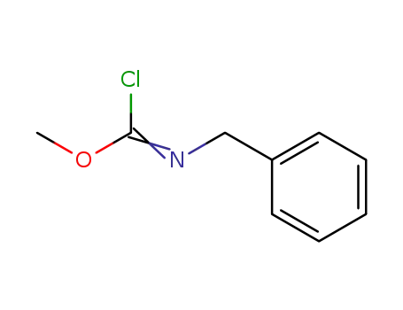 Molecular Structure of 6392-79-6 (Carbonochloridimidic acid, (phenylmethyl)-, methyl ester)