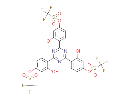 2,4,6-tris(4-trifluoromethanesulfonate-2-hydroxyphenyl)-1,3,5-triazine