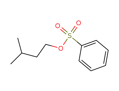 Molecular Structure of 36595-99-0 (Benzenesulfonic acid, 3-Methylbutyl ester)