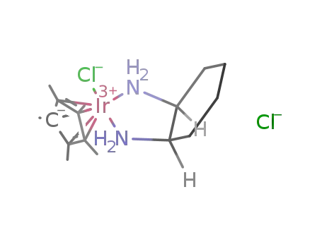 [(η5-C5Me5)Ir(cis-1,2-diaminocyclohexane)Cl]Cl