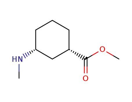 methyl cis-3-(methylamino)cyclohexane-1-carboxylate