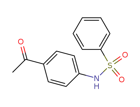 Molecular Structure of 76883-69-7 (Benzenesulfonamide, N-(4-acetylphenyl)-)