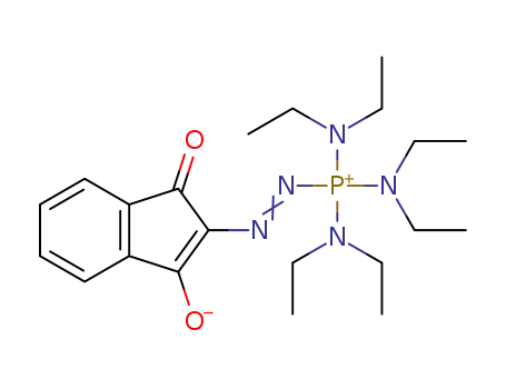 1-Oxo-2-{[tris(diethylamino)phosphonio]diazenyl}-1H-indene-3-olate