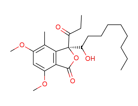 (3R)-3-(1-hydroxynonyl)-5,7-dimethoxy-4-methyl-3-propionylphthalide