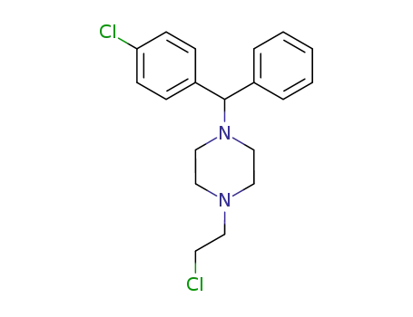 1-(2-chloroethyl)-4-[(4-chlorophenyl)(phenyl)methyl]piperazine