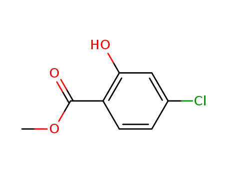 Molecular Structure of 22717-55-1 (Methyl 4-chlorosalicylate)