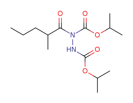 diisopropyl 1-(2-methylpentanoyl) hydrazine-1,2-dicarboxylate