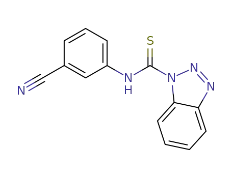 1-[(3-cyanophenyl)thiocarbamoyl]benzotriazole