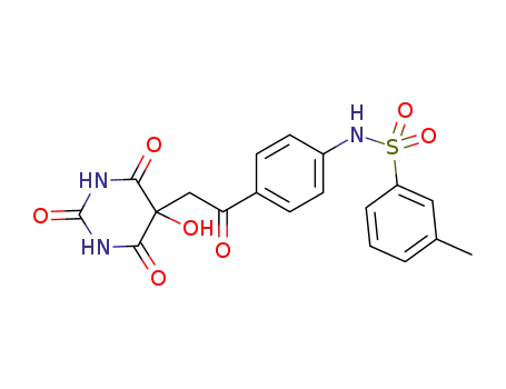 N-(4-(2-(5-Hydroxy-2,4,6-trioxohexahydropyrimidin-5-yl)acetyl)phenyl)-3-methylbenzenesulfonamide