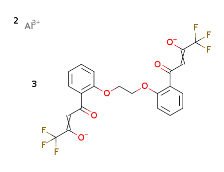 [Al2(1,2-bis[2-(4,4,4-trifluoro-1-hydroxy-3-oxobut-1-enyl)phenoxy]ethane)3]