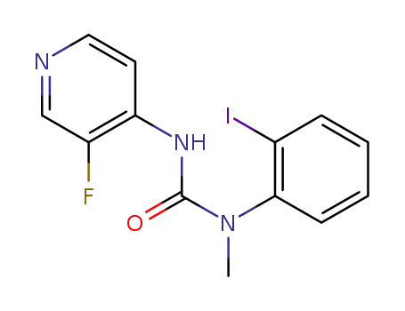 3-(3-fluoropyridin-4-yl)-1-(2-iodophenyl)-1-methylurea