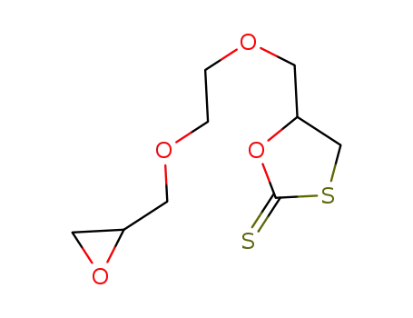5-[6-oxiran-2,5-dioxahexan]-1,3-oxathiolane-2-thione