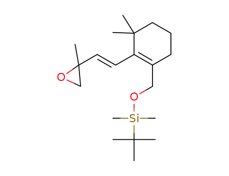 (E)-tert-butyl((3,3-dimethyl-2-(2-(2-methyloxiran-2-yl)vinyl)cyclohex-1-en-1-yl)methoxy)dimethylsilane